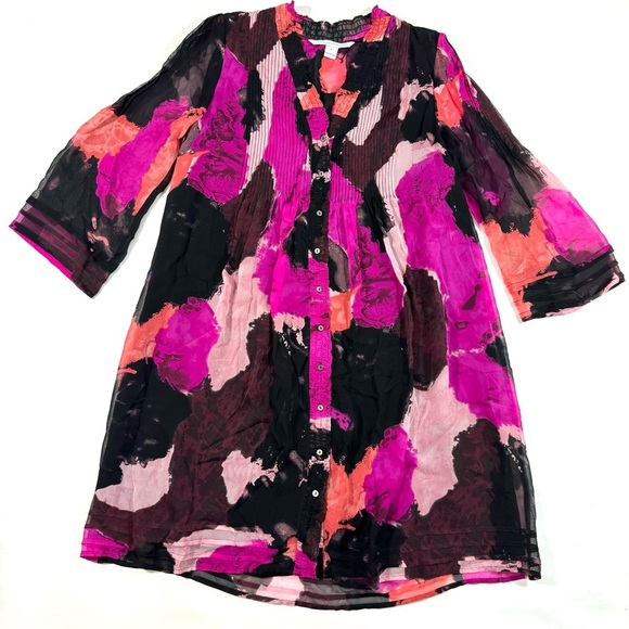 Diane VonFurstenberg Layla Dancing Explosion Dress Silk - Picture 1 of 7